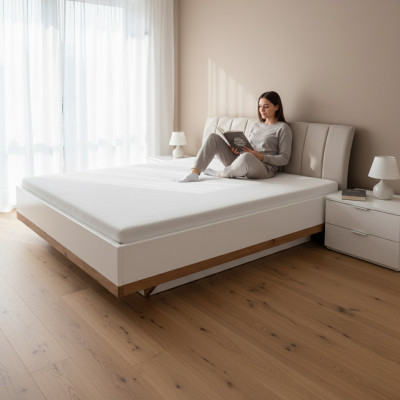 Klassisches Bett Betten Ehebett Doppelbett Holzbett Landhaus - Model CM-B3