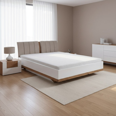 Klassisches Bett Betten Ehebett Doppelbett Holzbett Landhaus - Model CM-B3