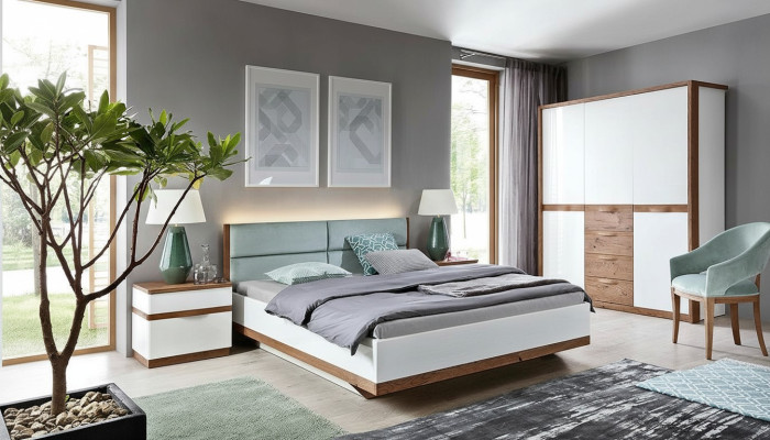 Klassisches Bett Betten Ehebett Doppelbett Holzbett Landhaus - Model CM-B4
