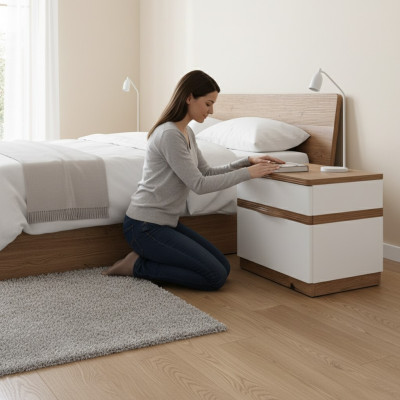 Nachtkonsole Nachttisch Tische Beistell Tisch Nachttische Schlafzimmer CM-SZN