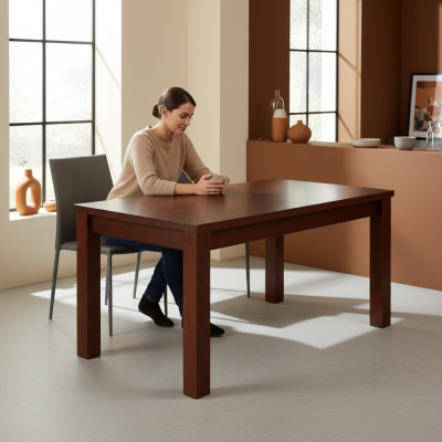 Tisch Esstisch Holztisch XXL Konferenztisch 80x140cm Ausziehbar 140x180cm