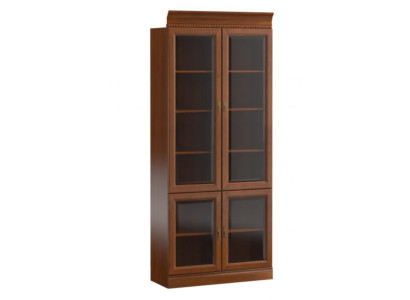 Klassische Schränke Vitrine Vitrinenschrank Glas Schrank Schrankwand Model BA-4