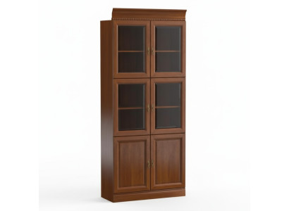 Klassische Schränke Schrank Vitrine Vitrinenschrank Glas Schrankwand Model BA-1