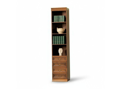 Klassische Schränke Schrank Schrankwand Bücherregal Vitrine Bücherschrank SE-6