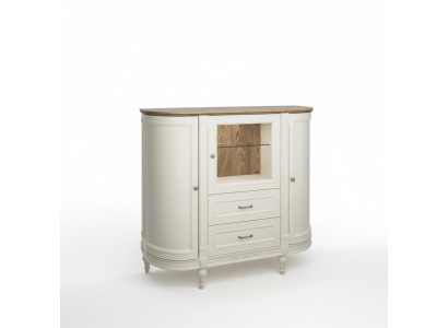 Klassische Kommode Vitrine Kommoden Vitrinenschrank Kommodenschrank FL-KB