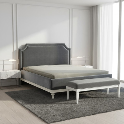 Klassisches Bett Betten Ehebett Doppelbett Holzbett Landhaus - Model FL-B1
