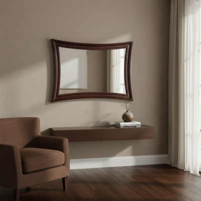 Spiegel Holzrahmen Großer Wandspiegel Klassischer Designer Spiegel -Mo. MI-B NEU
