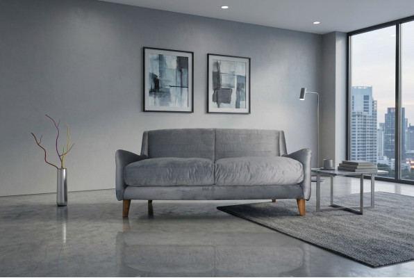 Sofa Stoff Textil Sofa Couch Polster Designer Garnitur Stoffsofa Couchen No.35