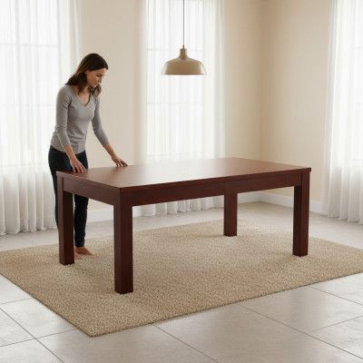 Tisch Esstisch Holztisch XXL Konferenztisch 90x150cm Ausziehbar 150x390cm