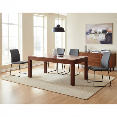 Tisch Esstisch Holztisch XXL Konferenztisch 90x150cm Ausziehbar 150x390cm