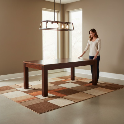 Tisch Esstisch Holztisch XXL Konferenztisch 100x200cm Ausziehbar 200x440cm