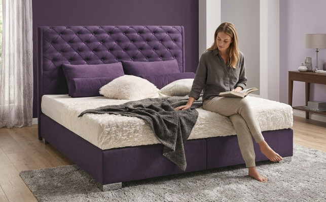 Design Polster Bett Leder Doppel Hotel Ehe Schlafzimmer Boxspring Box Neu