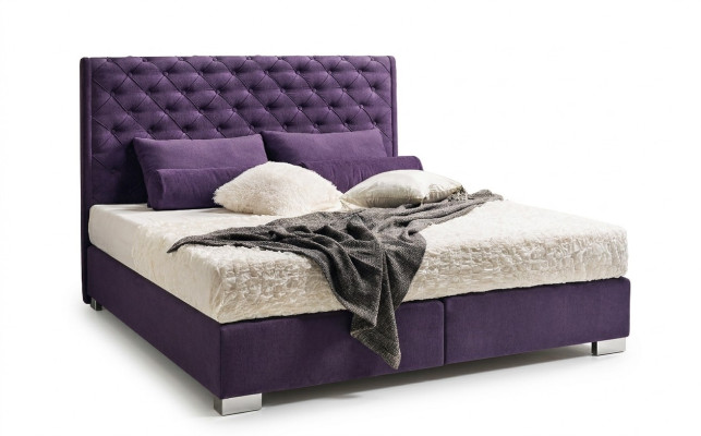 Design Polster Bett Leder Doppel Hotel Ehe Schlafzimmer Boxspring Box Neu