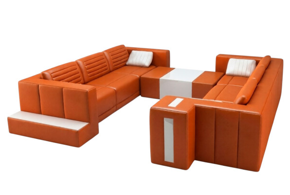 Moderne Elegantes Design Wohnzimmersofas Polstermöbel U-Form für Ihr Zuhause