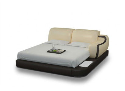 Wasserbett Hotel Doppel Bett Betten Komplett Lederbett Polsterbett Wasser LB8803