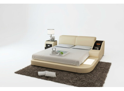 Wasserbett Hotel Doppel Bett Betten Komplett Lederbett Polsterbett Wasser LB8815