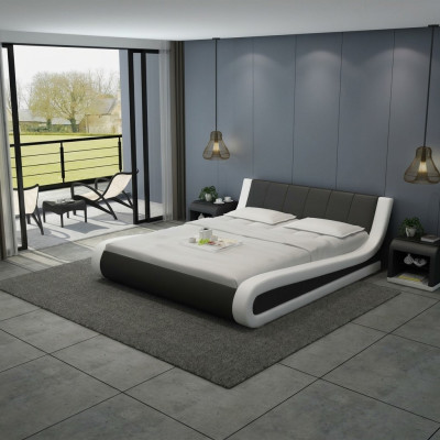 Wasserbett Hotel Doppel Bett Betten Komplett Lederbett Polsterbett Wasser LB8829