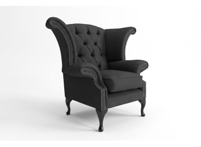 Ohrensessel Sessel Fernseh Design Polster Sofa Couch Chesterfield Textil Neu 353