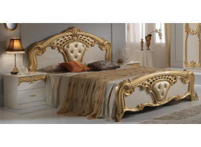 Klassisches Bettgestellt Schlafzimmer Set 3 tlg. Bett + 2 Nachttische Stil Möbel