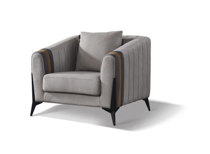 Moderner Sessel Fernseh Design Polster Sofa Couch Couchen Sofas Textil Möbel
