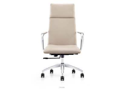 Kunstleder Sessel in Beige – Modernes, Komfortables Sitzmöbel