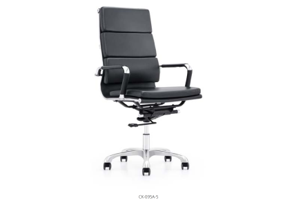 Kunstleder Sessel in Schwarz modern eleganter Sitzkomfort