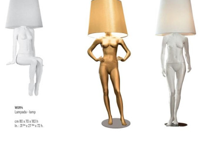 Stehleuchte Frau Stehlampe Stand Steh Leuchten Lampen Lampe Möbel Design Neu