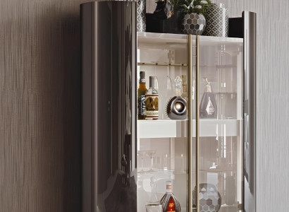 Vitrine Esszimmermöbel Wohnzimmer Glasmöbel Vitrine Design Bizzotto Schränke Neu