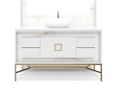 Weißer Badezimmerschrank Badezimmermöbel Regal Badezimmerschrank Holzregale