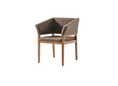 Klassischer Sessel Stuhl Stil Modern Design Möbel Sitz Polster Holz Textil Neu