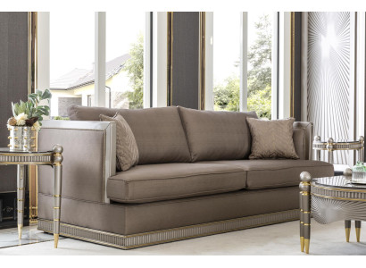 Luxus Big Couch Dreisitzer xxl Sofa Polster Möbel Design Einrichtung