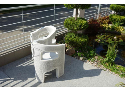Antik Stil Stein Sessel Bank Stuhl Garten Terrase Edler Design Thron Neu s205005