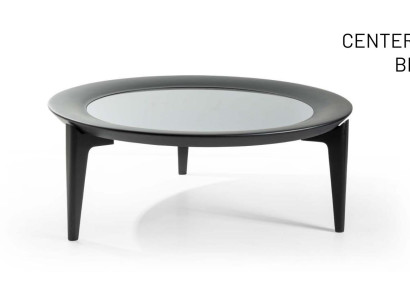 Grauer Runder Couchtisch Designer Wohnzimmer Tische Luxus Beistelltisch