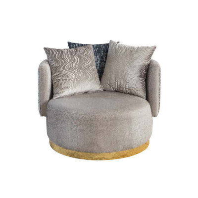 Komplett Wohnzimmer Hochwertig stilvoll 3-Sitzer Couch Modern Grau Sessel
