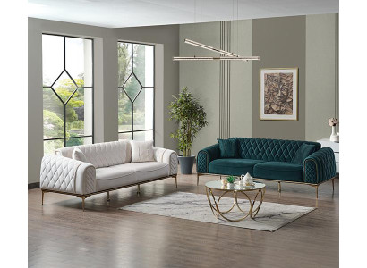 Sofagarnitur 3 2 Sitzer Wohnlandschaft Sofa Couch Polster Garnitur Sofas