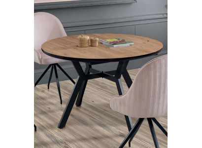 Luxus Esstisch Ausziehbar Esszimmer Tisch Metall Rund Tische Esstische Möbel