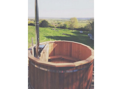Badefass Externer Bad Thermoholz Whirlpool Thermalpool Erholungsbecken