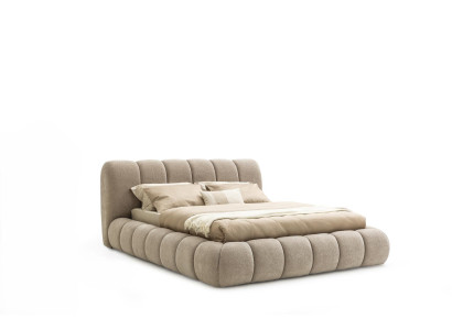 Schlafzimmer Bett 180x200 Beige Modernes Möbel Lagerung Doppelbett Polsterbett