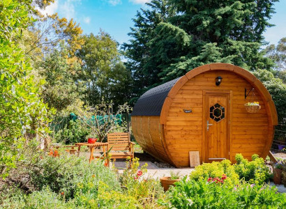 Campinghaus Barrel Ferienhaus Gartenhaus Camping Fass Mobilheim