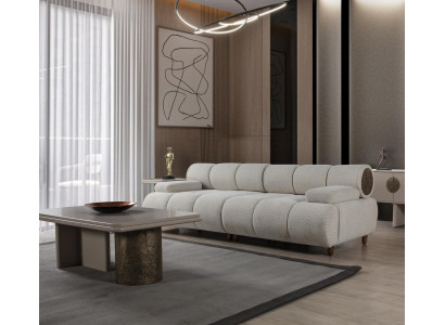 Multifunktion Couch Schlafsofa Verstellbar 3Sitzr auf 4 Sitzer 245cm
