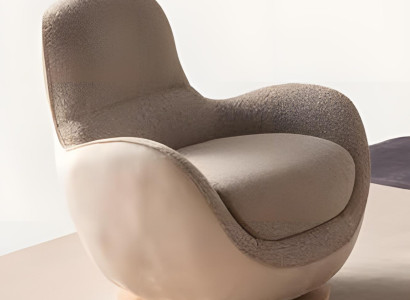 Stilvoller Sessel aus Kunstleder – Für elegantes Sitzen und Komfort.