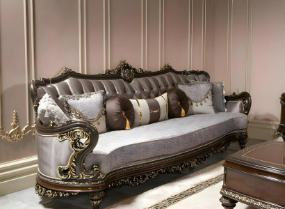Klassische Wohnzimmergarnitur Designer Sofas Couchtisch Sideboard