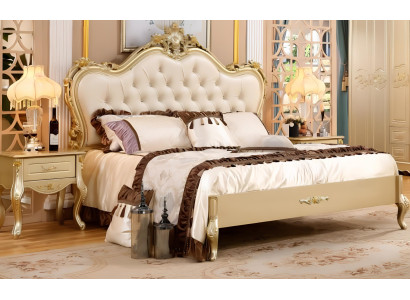 Klassisches Doppelbett Massivholz Komfortbett Zweibett Komfortdoppelbett 180x200