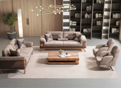 Sofagarnitur Set 3+3+1+1 – Funktional und stilvoll für Ihr Wohnzimmer.