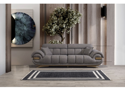 Bequeme 3-Sitzer Couch Designer Polstersofas Wohnzimmer Sitzcouch