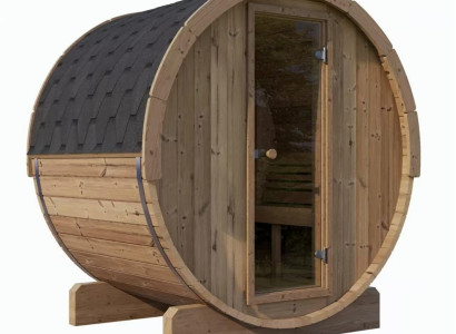 Traditionelles Outdoor Holz-Dampfbad für 4-6 Personen