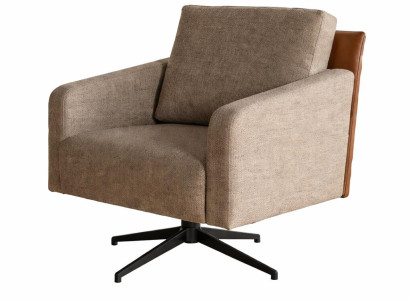 Stilvoller Beiger Sessel Exklusiver Armlehnensessel Relaxsessel