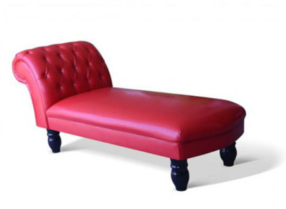 Chaiselongues Chesterfield Liege Chaise Leder Textil Stoff Sofa Relax Phantom